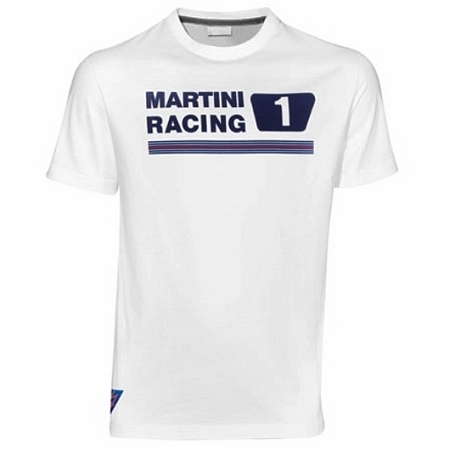 Porsche Martini Racing Mens Classic White T-Shirt 2011